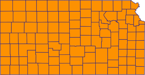 Map of Kansas