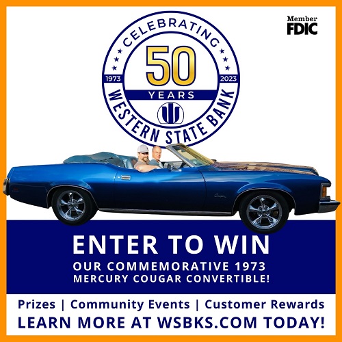 western state bank 50th anniversary car giveaway events