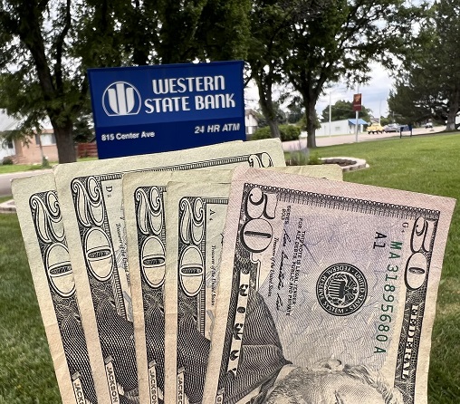Western State Bank anniversary ATM bills