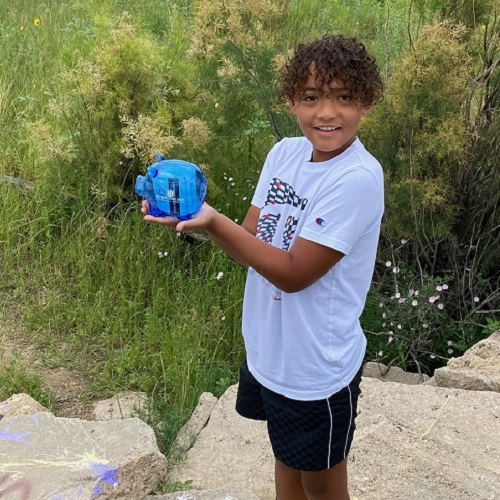 Western State Bank piggy bank challenge winner Braxton Ramirez